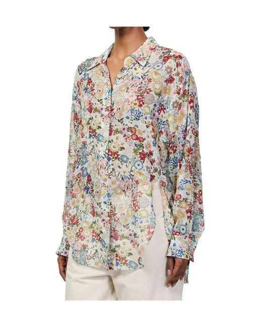 Khaite White Goya Long Sleeved Shirt