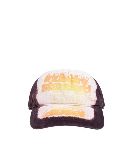 DIESEL White Logo Cotton Cap for men