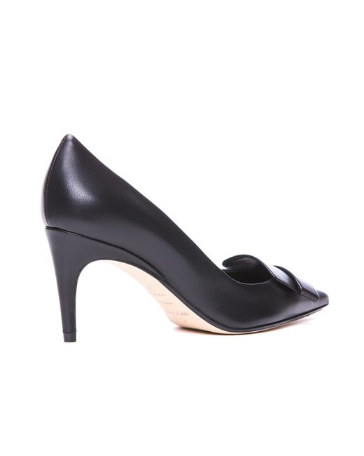 Sergio Rossi Blue Pointed-Toe Pump