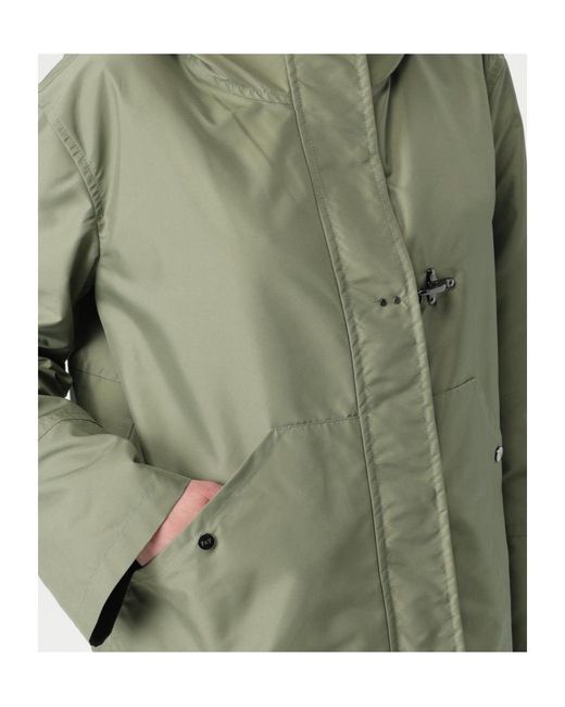 Fay Green Hooded Jacket