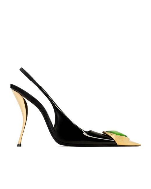 Saint Laurent Multicolor Loulou Slingback Pumps