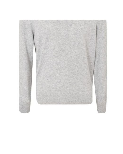 Brunello Cucinelli Gray Turtleneck Jumper for men