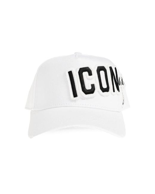 DSquared² Black Baseball Cap