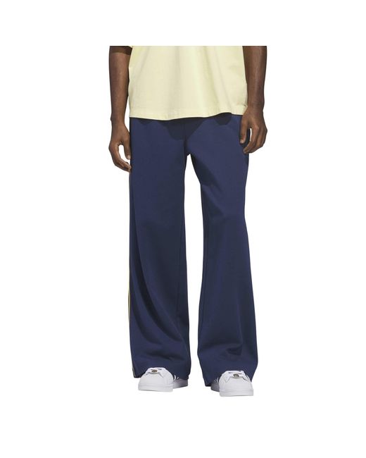 Adidas Originals Blue Lightweight Casual Long Pants for men