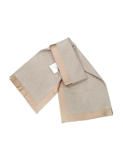 Chloé White Matiere Exterirement Stitching Scarf