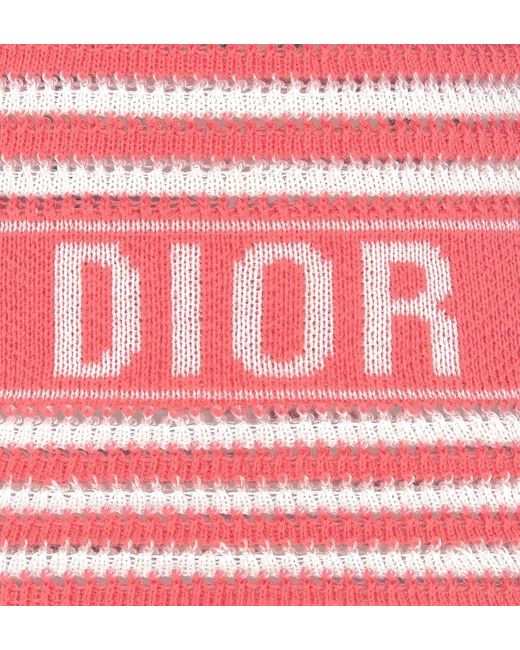 Dior Pink Iviera D-Tulipe Small Brim Cloche