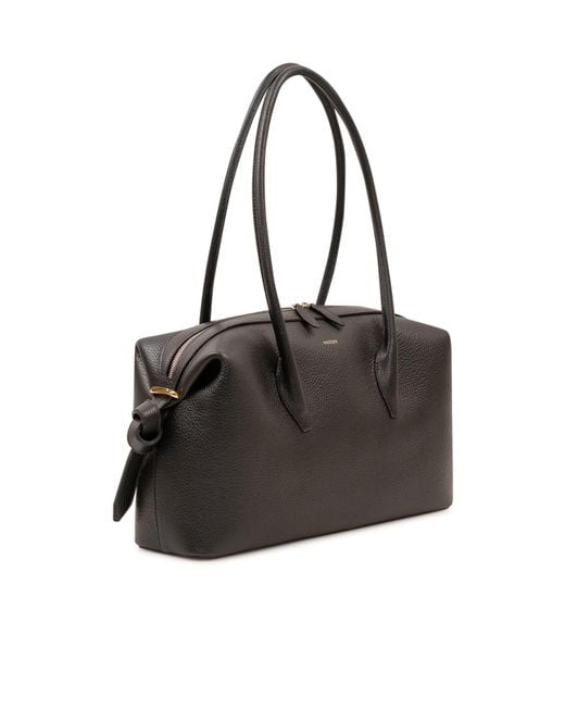 Yuzefi Black Brioche Duffle Bag