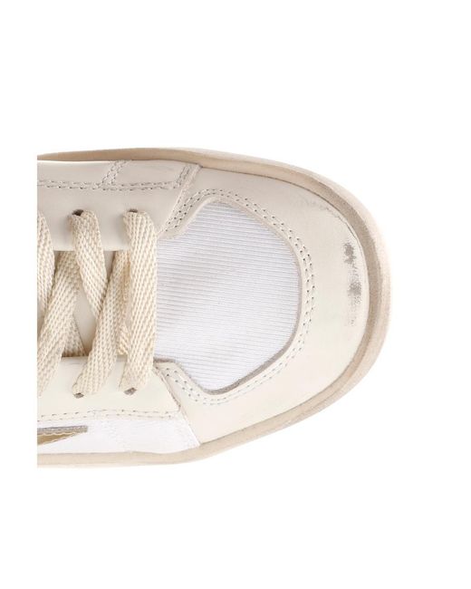 Golden Goose Deluxe Brand White Stardan Low-Top Sneakers