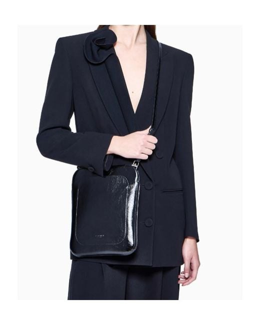 Giorgio Armani Black Leather Shoulder Bag
