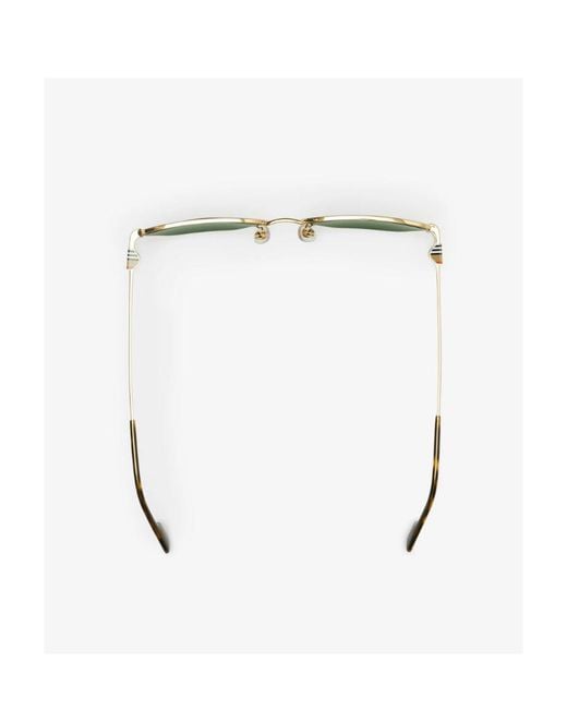 Burberry Green Icon Geometric-Frame Sunglasses for men