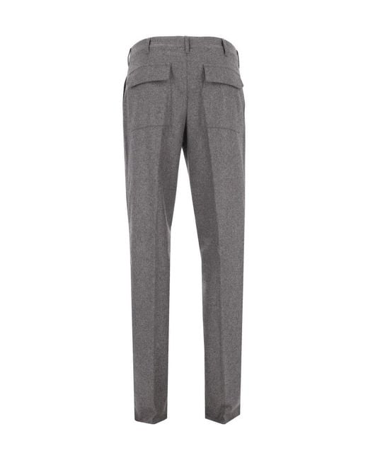 Etro Gray Roma Sport Trousers for men