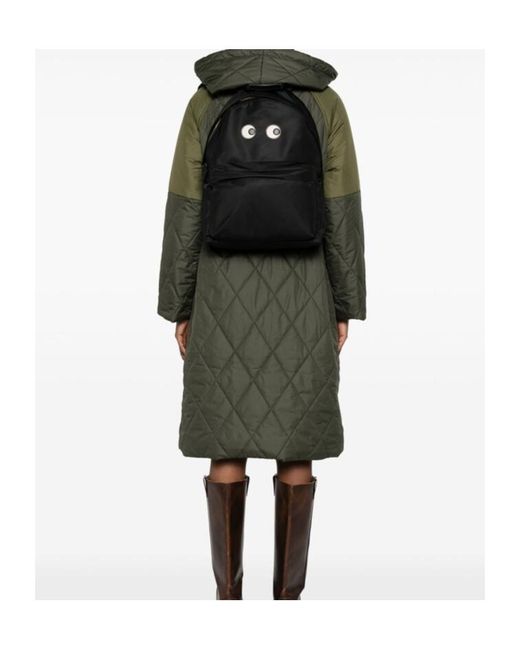 Anya Hindmarch Black Top Handle Backpack