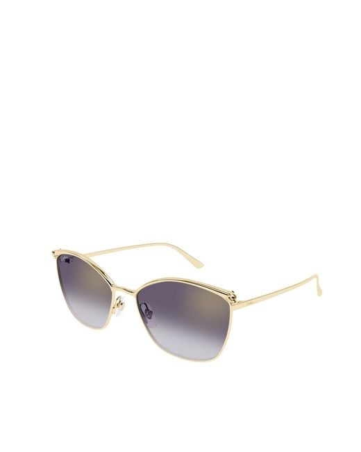 Cartier Multicolor Geometric-Frame Sunglasses