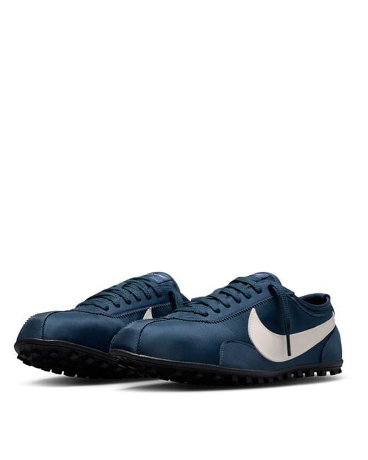 Nike Blue Low-Top Retro Casual Shoes for men