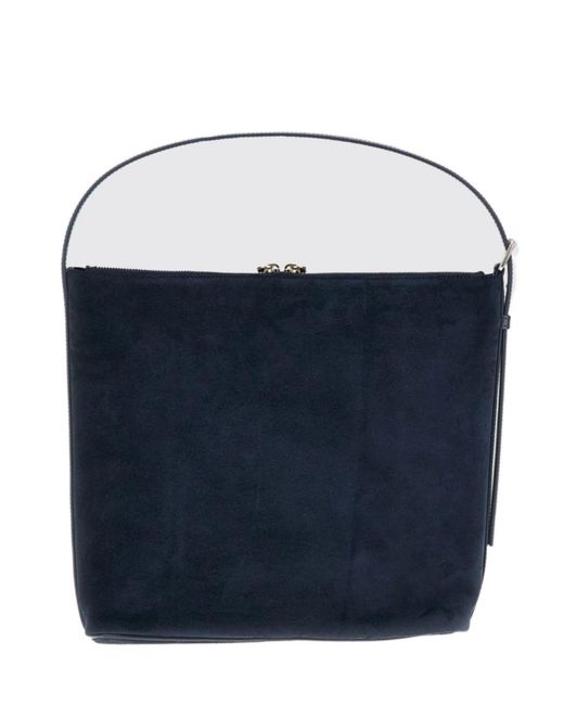 A.P.C. Blue Vera Zip Top Shoulder Bag for men