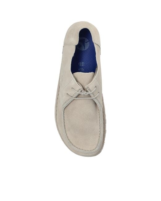 Birkenstock White Utti Lace-Up Loafers for men