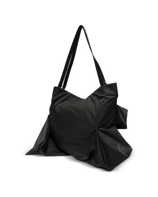 Yohji Yamamoto Black Unevenness Tote Bag