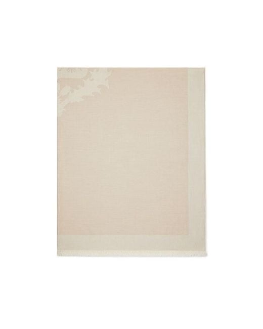Loro Piana White Crest Plaid
