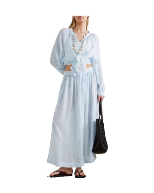 Lemlem Blue Cotton Dress