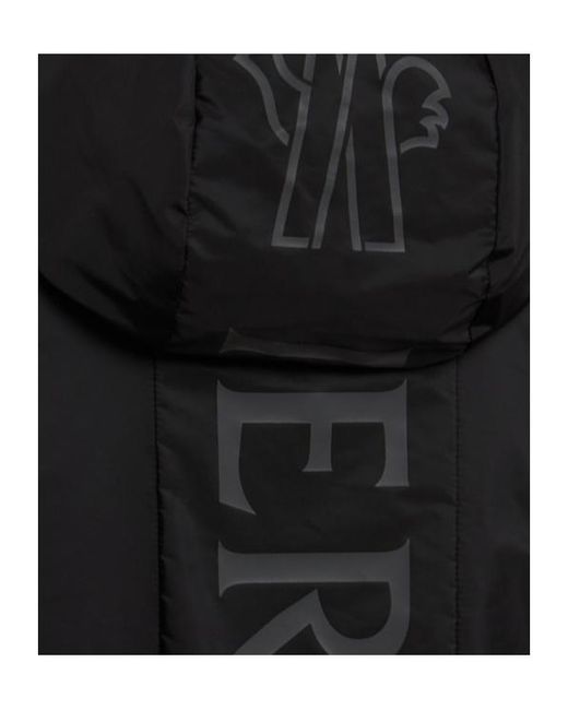 Moncler Black Granier Nylon Hooded Windbreaker for men