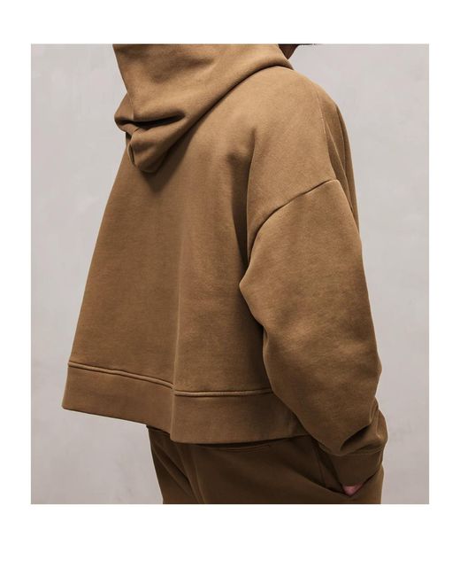Entire studios Brown Kangaroo-Pocket Hoodie for men