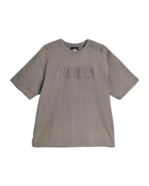 Adidas Originals Gray Avavav Logo T-Shirt