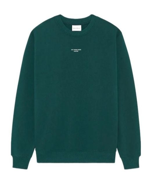 Drole de Monsieur Green Long Sleeve Sweatshirt for men