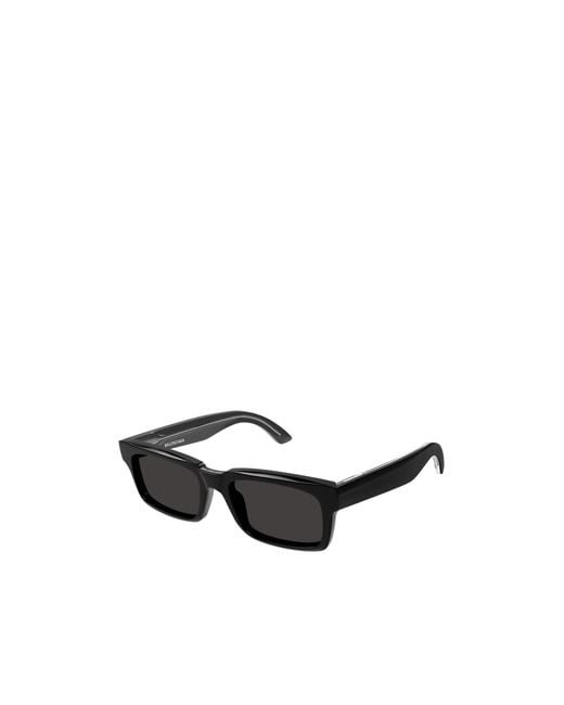 Balenciaga Black Eyewear Rectangular Frame Sunglasses