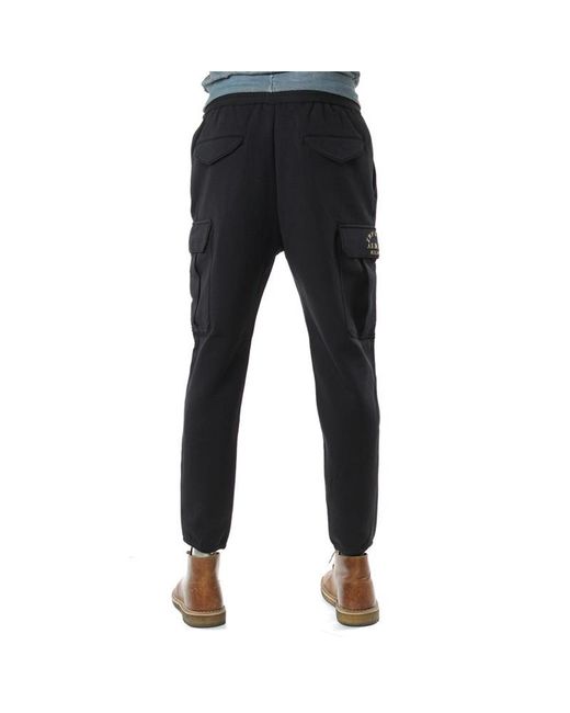 Emporio Armani Black Slimming Overalls And Casual Pants for men