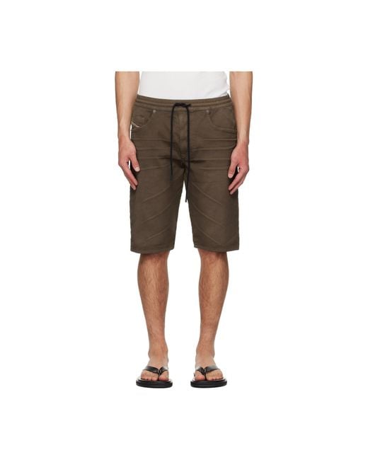 DIESEL Natural 2033 D-Krooley-Short Jogg Denim Shorts for men
