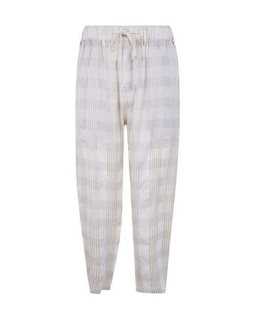 Uma Wang Gray 'Gorlitz' Pigiama Pants for men