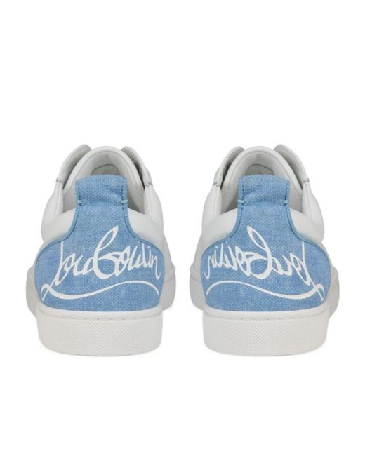 Christian Louboutin White Fun Louis Junior Sneakers for men