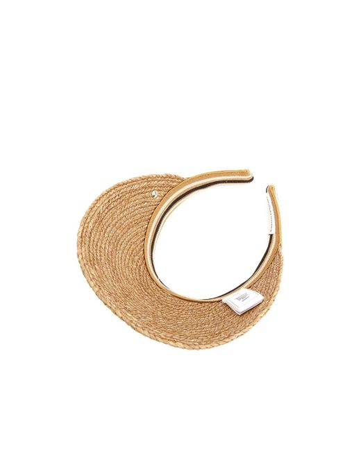 Helen Kaminski Multicolor Visiera Bianca Stripe Visor