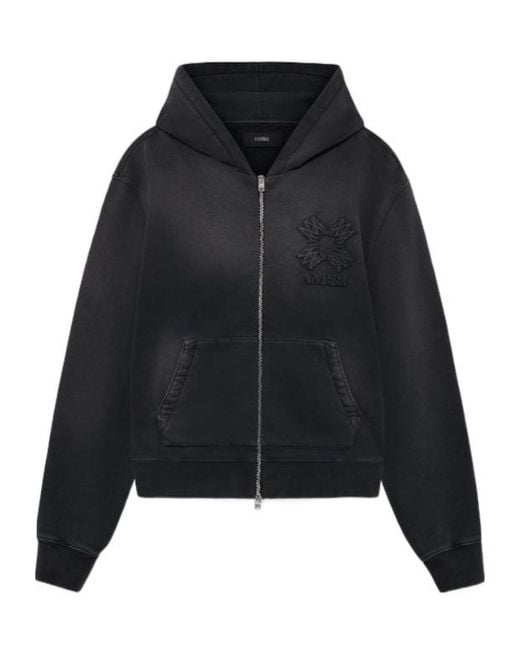 Amiri Ma Quad Zip-Up Hoodie in Black for Men | Lyst