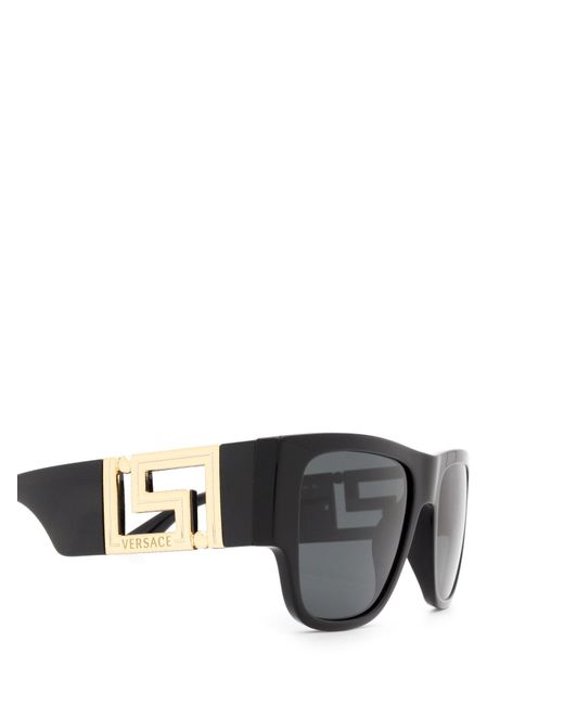 Versace Gray Eyewear Square Frame Sunglasses for men