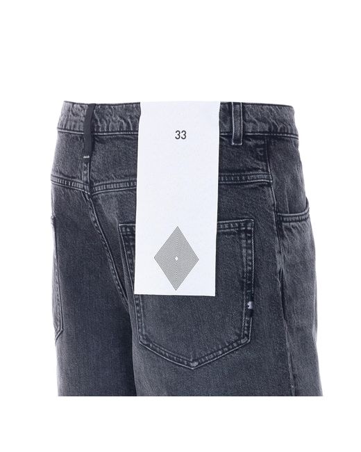 AMISH Blue Tommy Bermuda Jeans for men