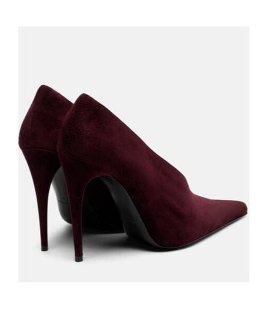 Magda Butrym Purple Suede Pumps