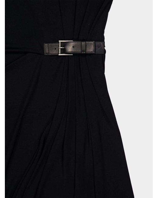 Tom Ford Black Buckle Detailed Tank Dress