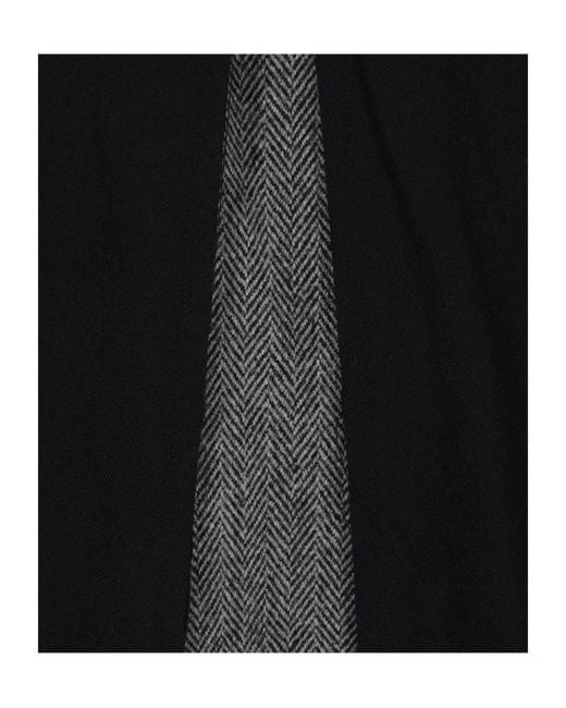 Yohji Yamamoto Black Single-Breasted Coat