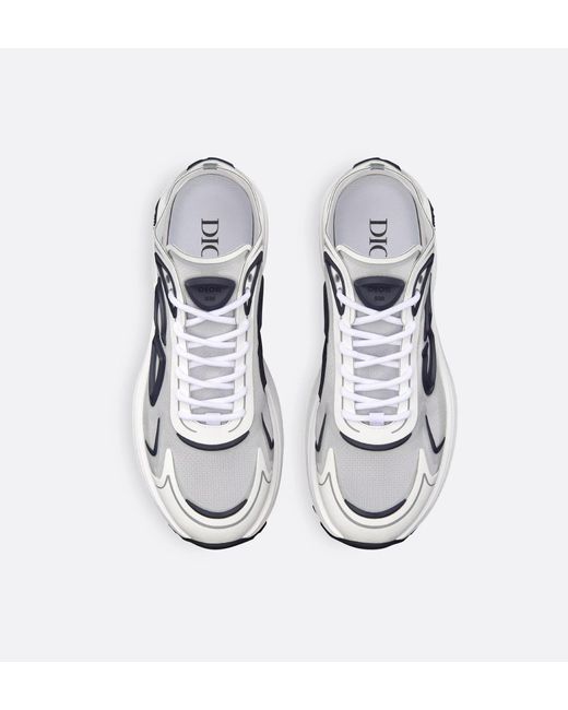 Dior White Homme B30 Countdown Tech Sneakers for men