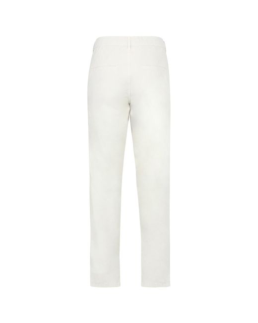 Aspesi White Belt Loop Casual Pants for men