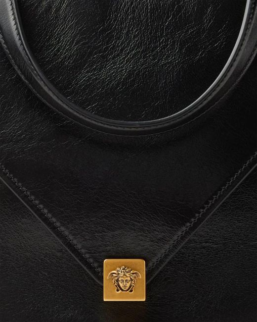 Versace Black Severine Leather Shoulder Bag