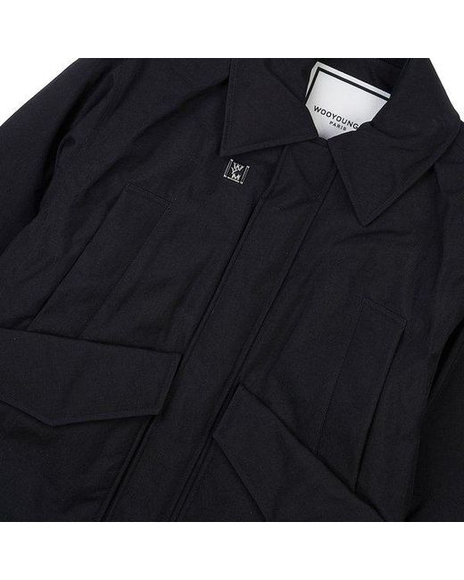 Wooyoungmi Blue Long-Sleeved Casual Jacket for men