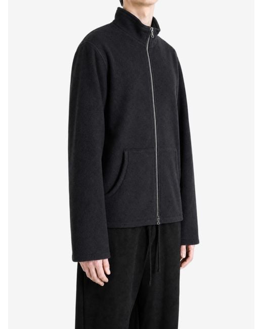 Rier Black Long-Sleeved Casual Jacket for men