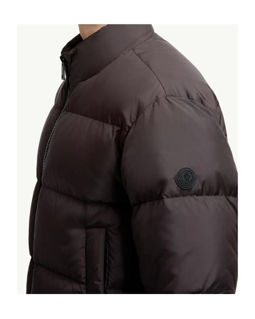 Moncler Black Erterle Zip-Up Puffer Jacket for men
