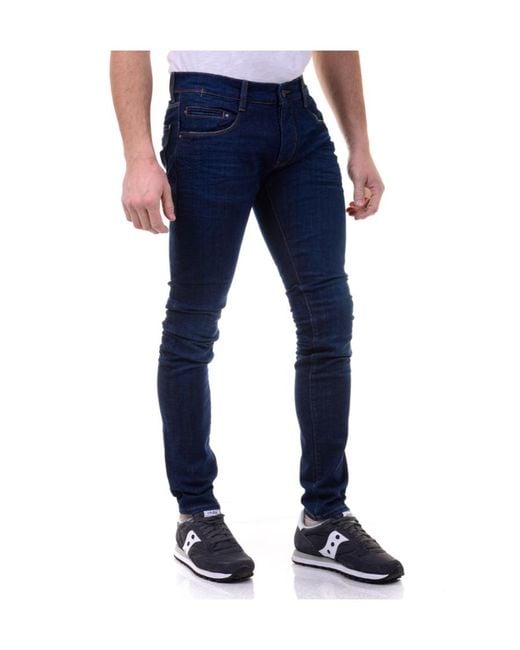 Armani Jeans Blue Logo Jeans for men