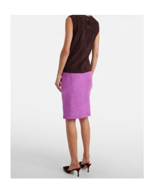 Stouls Brown Miuccia Suede Top
