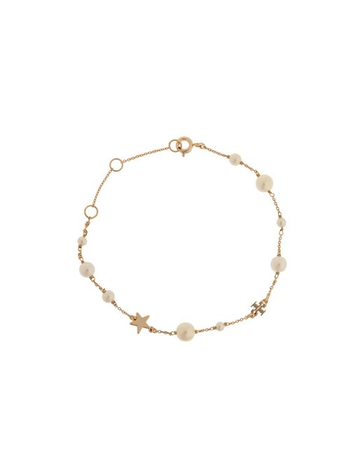 Tory Burch Metallic Moondance Star-Charm Bracelet