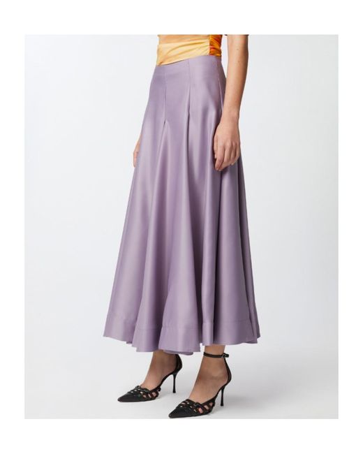 Pinko Purple Midi Skirts