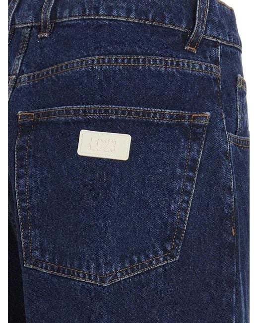 LC23 Blue Logo Jeans for men